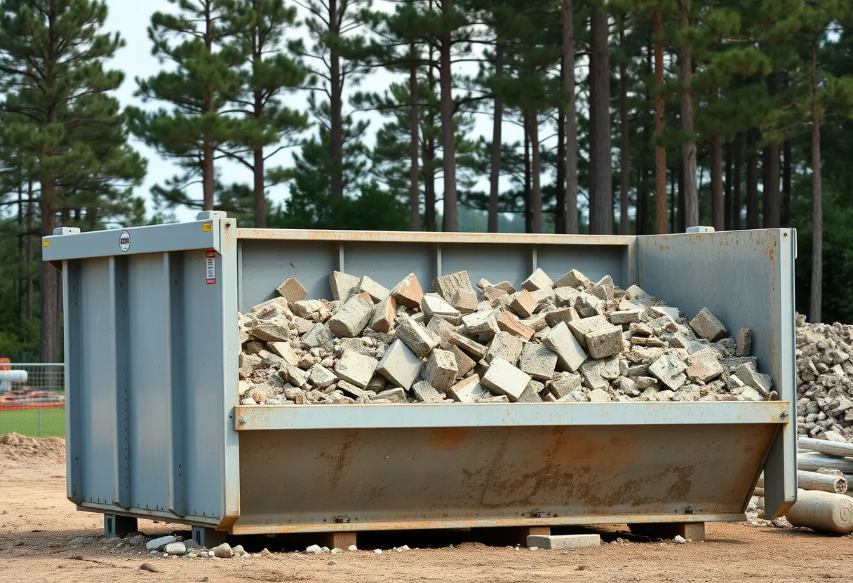 Concrete & Heavy Debris Dumpsters in Meridian, MS